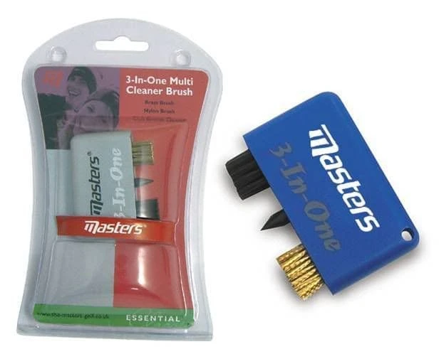 Masters 3 In 1 Golf Club Cleaning Brush 3 Masters 3 In 1 Golf Club Cleaning Brush