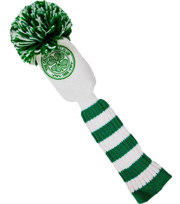 Official Celtic FC Pom Pom Fairway Wood Headcover 3 Official Celtic FC Pom Pom Fairway Wood Headcover