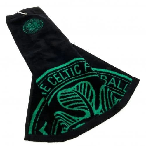 Official Celtic FC Tri Fold Golf Bag Towel 3 Official Celtic FC Tri Fold Golf Bag Towel