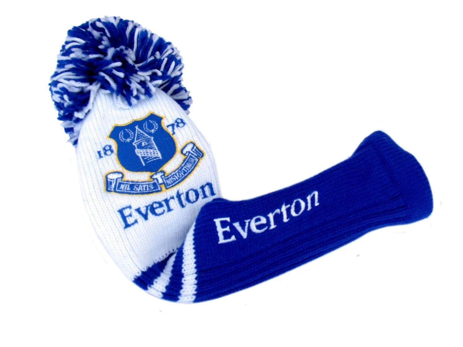 Official Everton FC Pompom Fairway Wood Headcover 3 Official Everton FC Pompom Fairway Wood Headcover